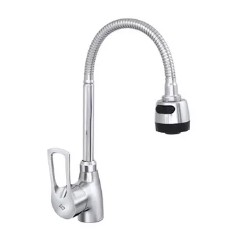 Смеситель для кухонной мойки Славен Прораб СЛ-ОД-Ц25 с гибким изливом
