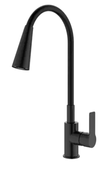 Смеситель для кухонной мойки Splenka S06.43.06 черный