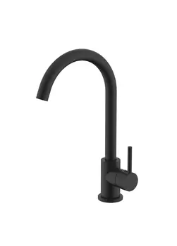 Смеситель для кухонной мойки Splenka S201.40.06 черный