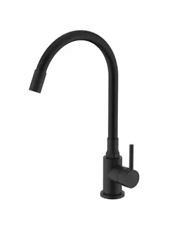 Смеситель для кухонной мойки Splenka S201.4406.06 черный