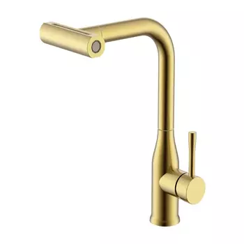 Смеситель для кухонной мойки Splenka S206.49.03 золотой сатин