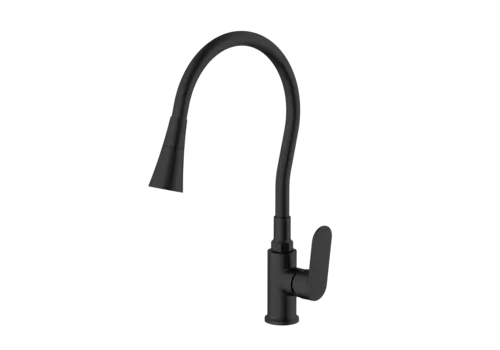 Смеситель для кухонной мойки Splenka S41.43.06 черный