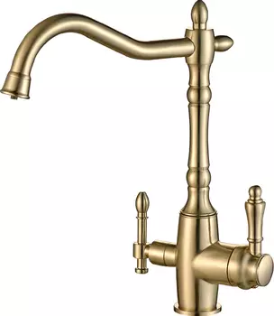 Смеситель для кухонной мойки Steel Hammer SH 812 Bronze