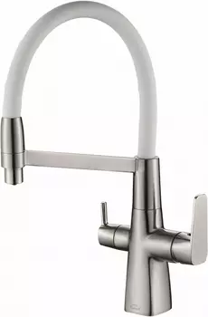 Смеситель для кухонной мойки Steel Hammer SH 818-8 SATIN