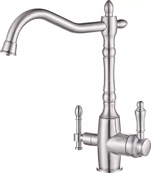 Смеситель для кухонной мойки Steel Hammer SH 812 Satin