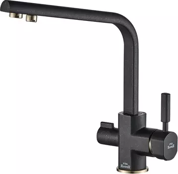 Смеситель для кухонной мойки Steel Hammer SH 909 Black Br