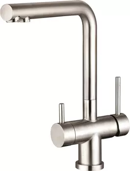 Смеситель для кухонной мойки TopZero TPZ 301 нержавеющая сталь