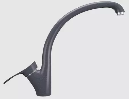 Смеситель для кухонной мойки Ulgran U-001-343 антрацит