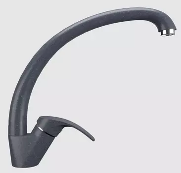 Смеситель для кухонной мойки Ulgran U-007-343 антрацит