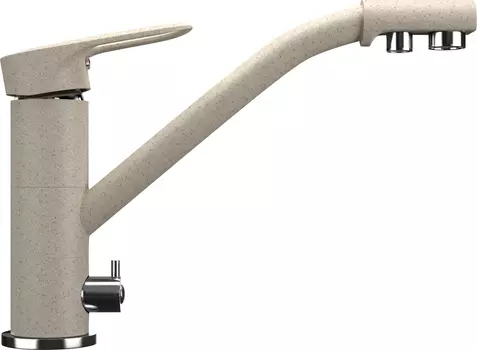 Смеситель для кухонной мойки Ulgran U-010-328 бежевый