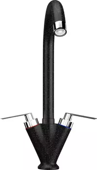 Смеситель для кухонной мойки Ulgran U-011-308 черный