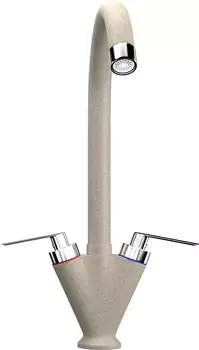 Смеситель для кухонной мойки Ulgran U-011-328 бежевый