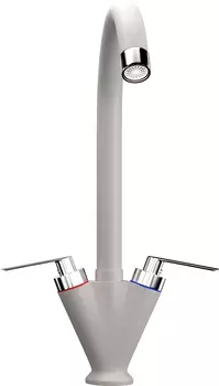 Смеситель для кухонной мойки Ulgran U-011-331 белый