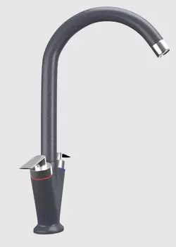 Смеситель для кухонной мойки Ulgran U-011-343 антрацит