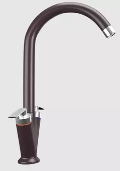 Смеситель для кухонной мойки Ulgran U-011-345 шоколад