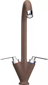 Смеситель для кухонной мойки Ulgran U-011-307 терракотовый