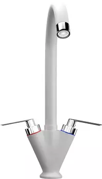 Смеситель для кухонной мойки Ulgran U-011-341 молочный