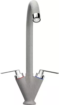 Смеситель для кухонной мойки Ulgran U-011-310 серый