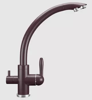 Смеситель для кухонной мойки Ulgran U-017-345 шоколад