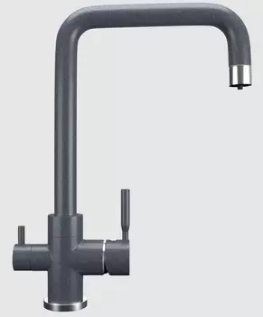 Смеситель для кухонной мойки Ulgran U-019-343 антрацит