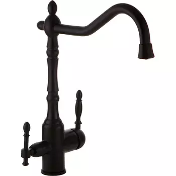 Смеситель для кухонной мойки Veragio Venezia 30638 черный матовый