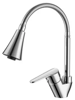 Смеситель для кухонной мойки VODA Breeze BZ519flex хром