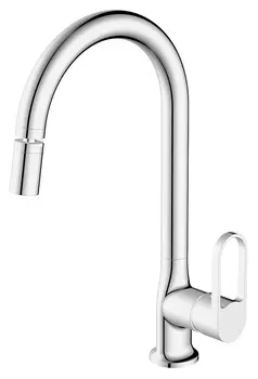 Смеситель для кухонной мойки VODA Harbor HR519AR хром