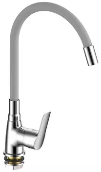 Смеситель для кухонной мойки VODA Spring SG519G хром/серый