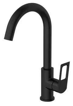 Смеситель для кухонной мойки VODA Surf Black SF519B черный