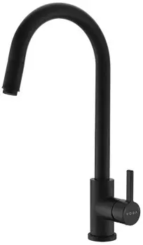 Смеситель для кухонной мойки VODA Vessel Black VSL519B черный