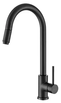 Смеситель для кухонной мойки VODA Vessel Gun Metal VSL519GM оружейная сталь