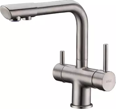 Смеситель для кухонной мойки WasserKRAFT A8027 матовый хром