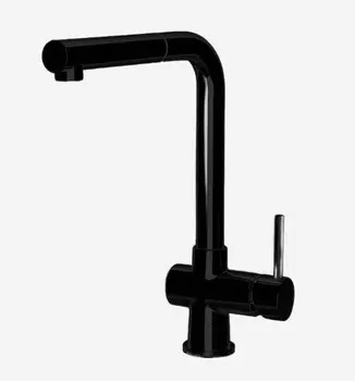 Смеситель Webert Lisbona LS940302560 для кухонной мойки, черный