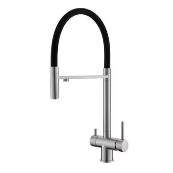 Смеситель для кухонной мойки WesnaArt EKO05-160 сатин