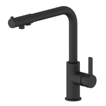 Смеситель для кухонной мойки Wonzon & Woghand WW-88458008-MB черный