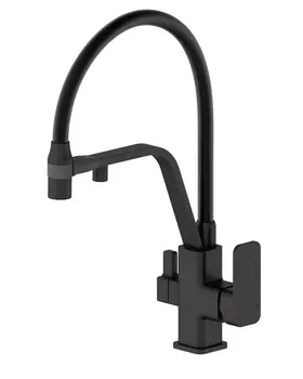 Смеситель для кухонной мойки Wonzon & Woghand WW-88458013-MB черный