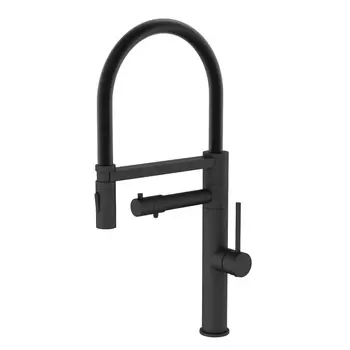 Смеситель для кухонной мойки Wonzon & Woghand WW-88458007-MB черный