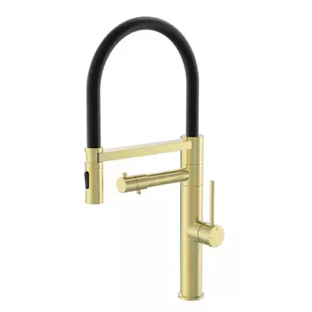 Смеситель для кухонной мойки Wonzon & Woghand WW-88458007-BG золото