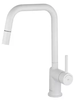 Смеситель для кухонной мойки Wonzon & Woghand WW-6018-MW белый