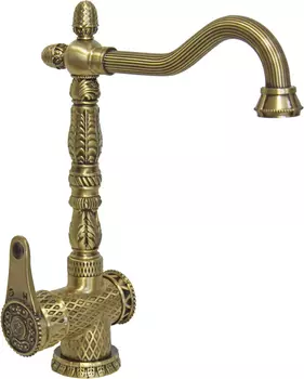 Смеситель для кухонной мойки Zorg Antic A 421 K-BR