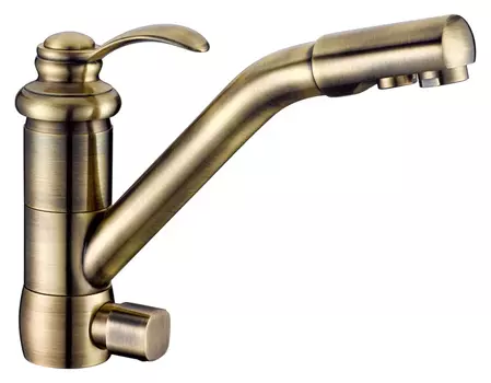 Смеситель для кухонной мойки Zorg Clean Water ZR 400 KF-47-BR