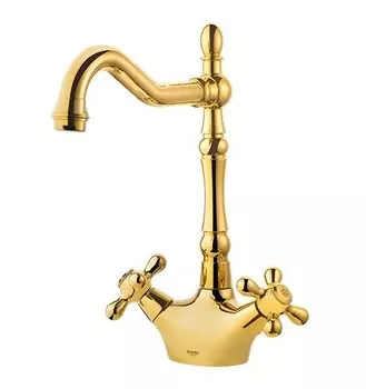 Смеситель для кухонный мойки Shouder Barouqe 0150506 золото глянцевое