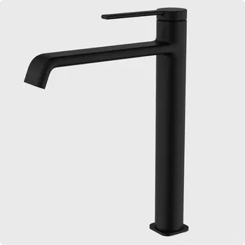 Смеситель для раковины AQUAme Asti AQM6414MB черный матовый