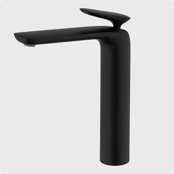 Смеситель для раковины AQUAme Como AQM6514MB черный матовый