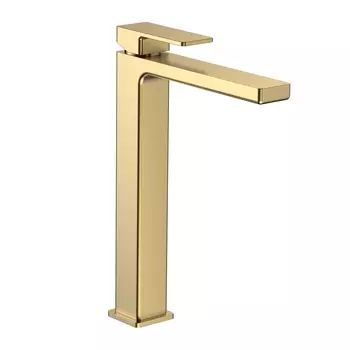 Смеситель для раковины AQUAme Savona AQM6814BG золото шлифованное