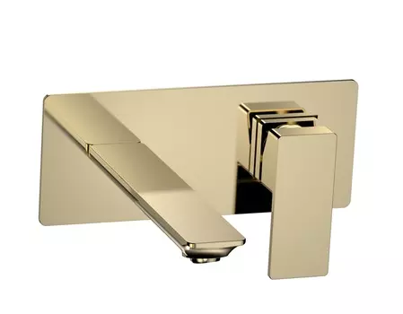 Смеситель для раковины AQUAme Savona AQM6815GG золото