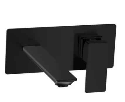 Смеситель для раковины AQUAme Savona AQM6815MB черный матовый