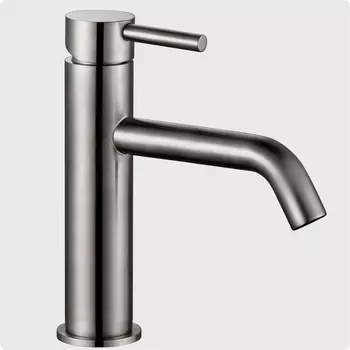 Смеситель для раковины AQUAme Siena AQM6210GM оружейная сталь