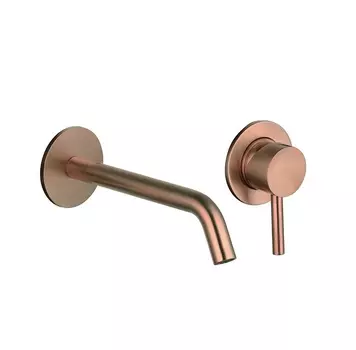 Смеситель для раковины AQUAme Siena AQM6215BC медь шлифованная