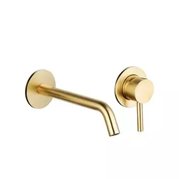 Смеситель для раковины AQUAme Siena AQM6215GG глянцевое золото